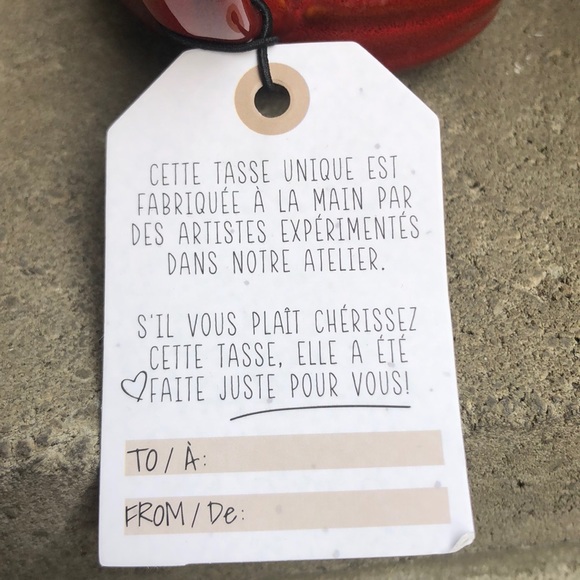 Handcrafted Ceramic Glazed Mug - Picture 5 of 6